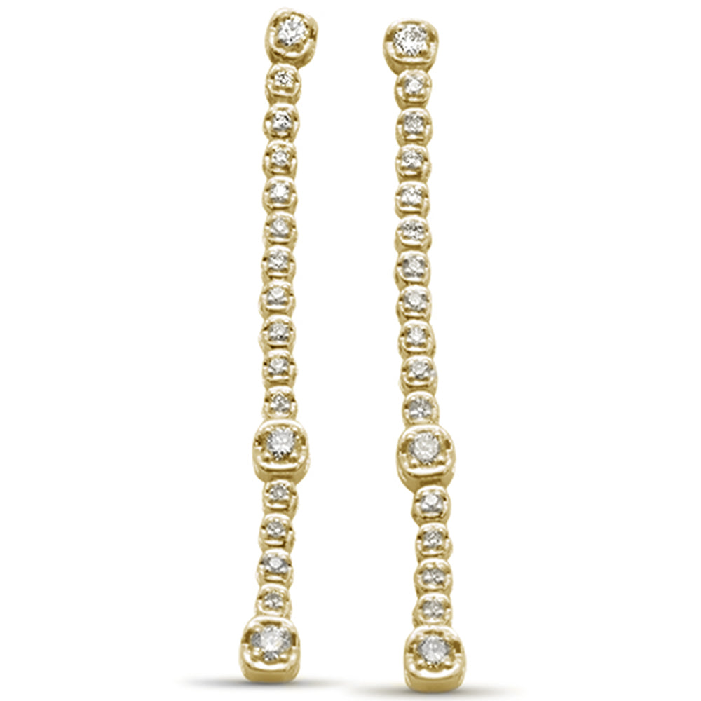 SPECIAL! .31ct G SI 14K Yellow Gold Diamond Dangle Earrings