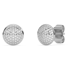 SPECIAL!.18ct G SI 14K White Gold Diamond Round Earrings