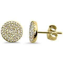 DIAMOND CLOSEOUT! .22ct G SI 14K Yellow Gold Diamond Round Shaped Earrings