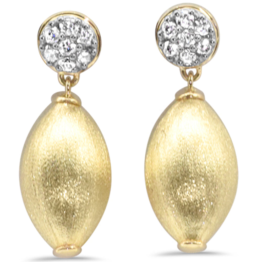 SPECIAL! .25ct G SI 14K Yellow Gold Diamond Dangling Earrings