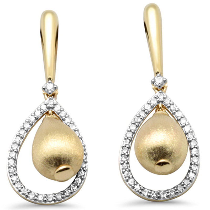 SPECIAL! .33ct G SI 14K Yellow Gold Diamond Dangling Earrings