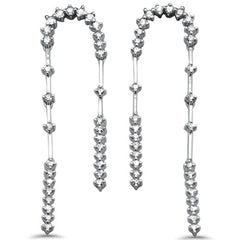 SPECIAL!.48ct G SI 14K White Gold Diamond Drop Dangle Earrings