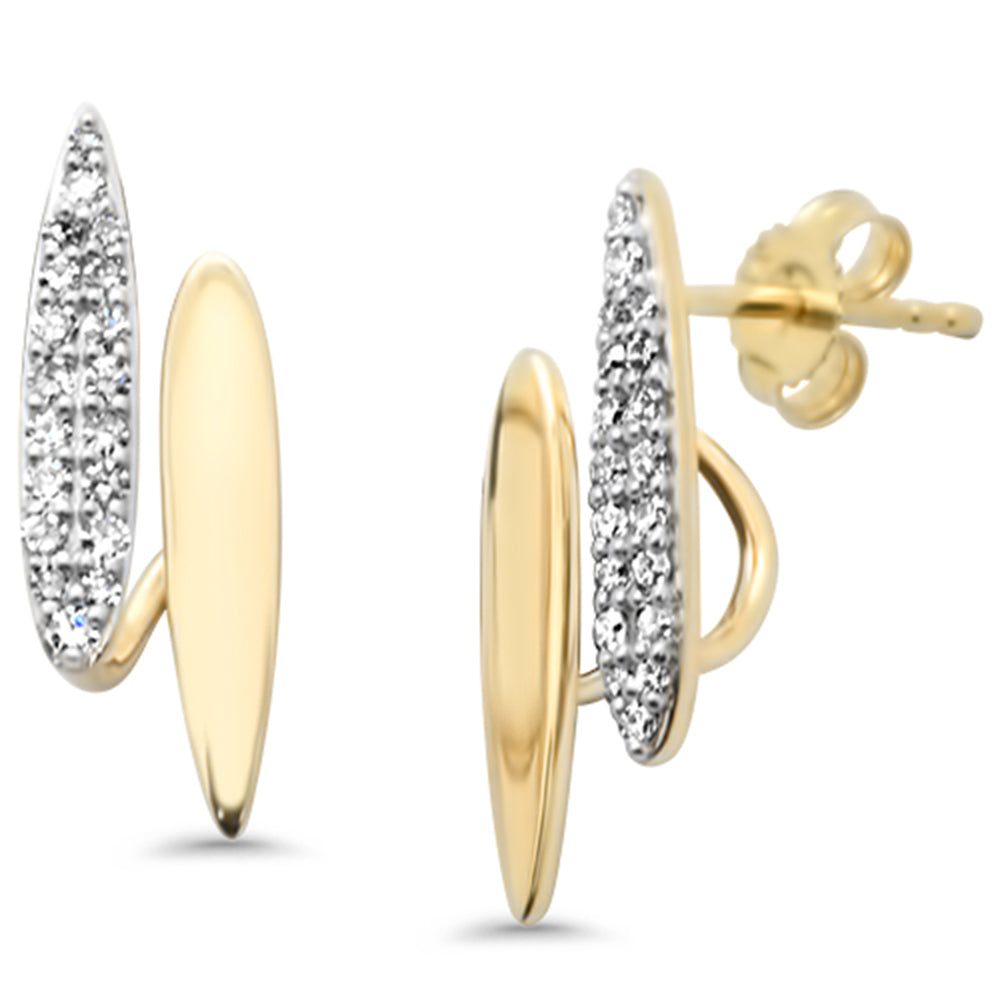 SPECIAL!.24ct G SI 14K Yellow Gold Diamond Drop Earrings