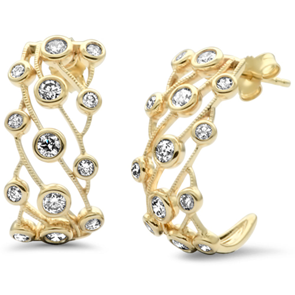 SPECIAL!.99ct G SI 14K Yellow Gold Diamond Drop Earrings