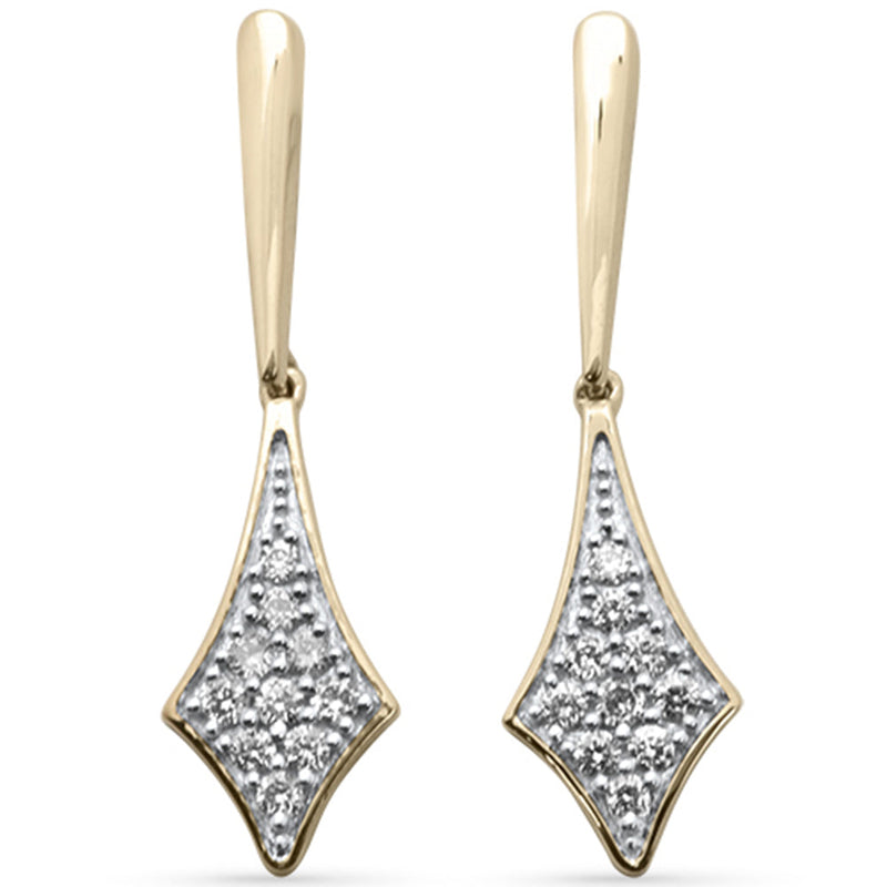 SPECIAL! .24ct G SI 14K Yellow Gold Diamond Drop Earrings
