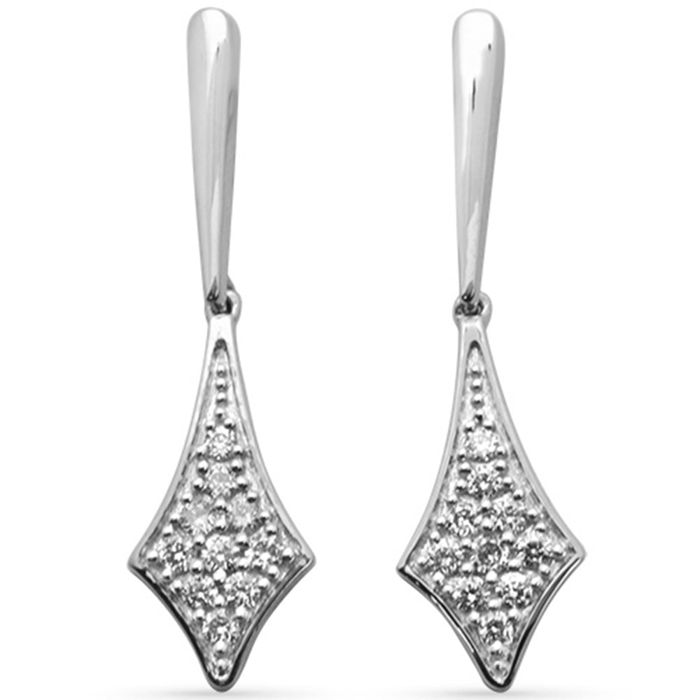 SPECIAL! .24ct G SI 14K White Gold Diamond Drop Earrings