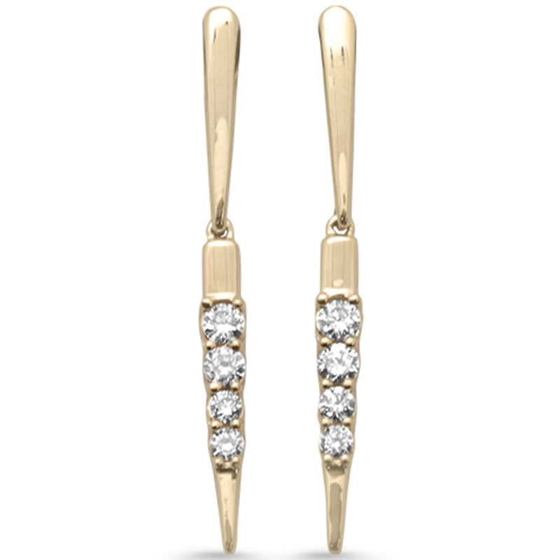 SPECIAL!.25ct G SI 14K Yellow Gold Diamond Drop Earrings