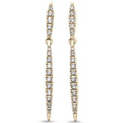 SPECIAL!.49ct G SI 14K Yellow Gold Diamond Drop Earrings