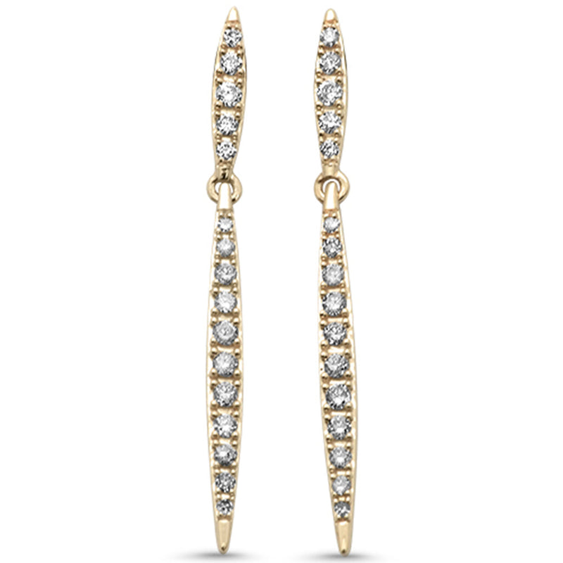 SPECIAL!.49ct G SI 14K Yellow Gold Diamond Drop Earrings