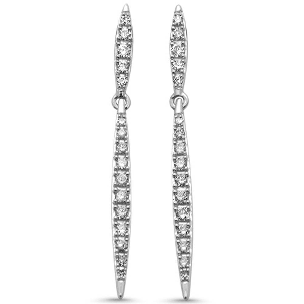 SPECIAL!.47ct G SI 14K White Gold Diamond Drop Earrings