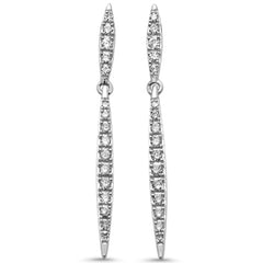 SPECIAL!.47ct G SI 14K White Gold Diamond Drop Earrings