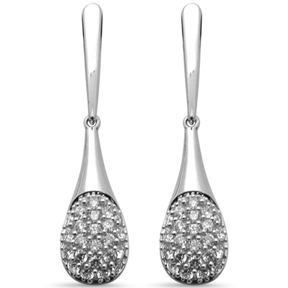 SPECIAL!.48ct G SI 14K White Gold Diamond Drop Earrings
