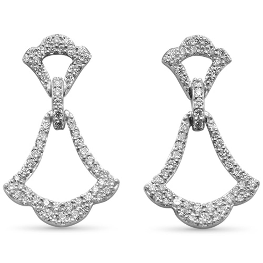 SPECIAL!.50ct G SI 14K White Gold Diamond Dangling Earrings