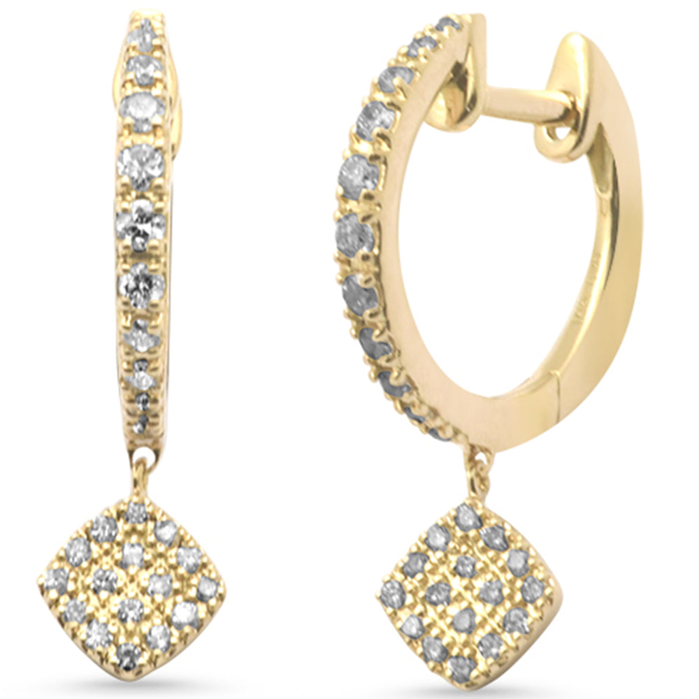 SPECIAL! .26ct G SI 14K Yellow Gold Diamond Dangling Earrings