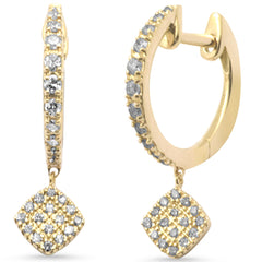SPECIAL! .26ct G SI 14K Yellow Gold Diamond Dangling Earrings