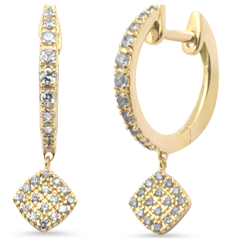 SPECIAL! .26ct G SI 14K Yellow Gold Diamond Dangling Earrings