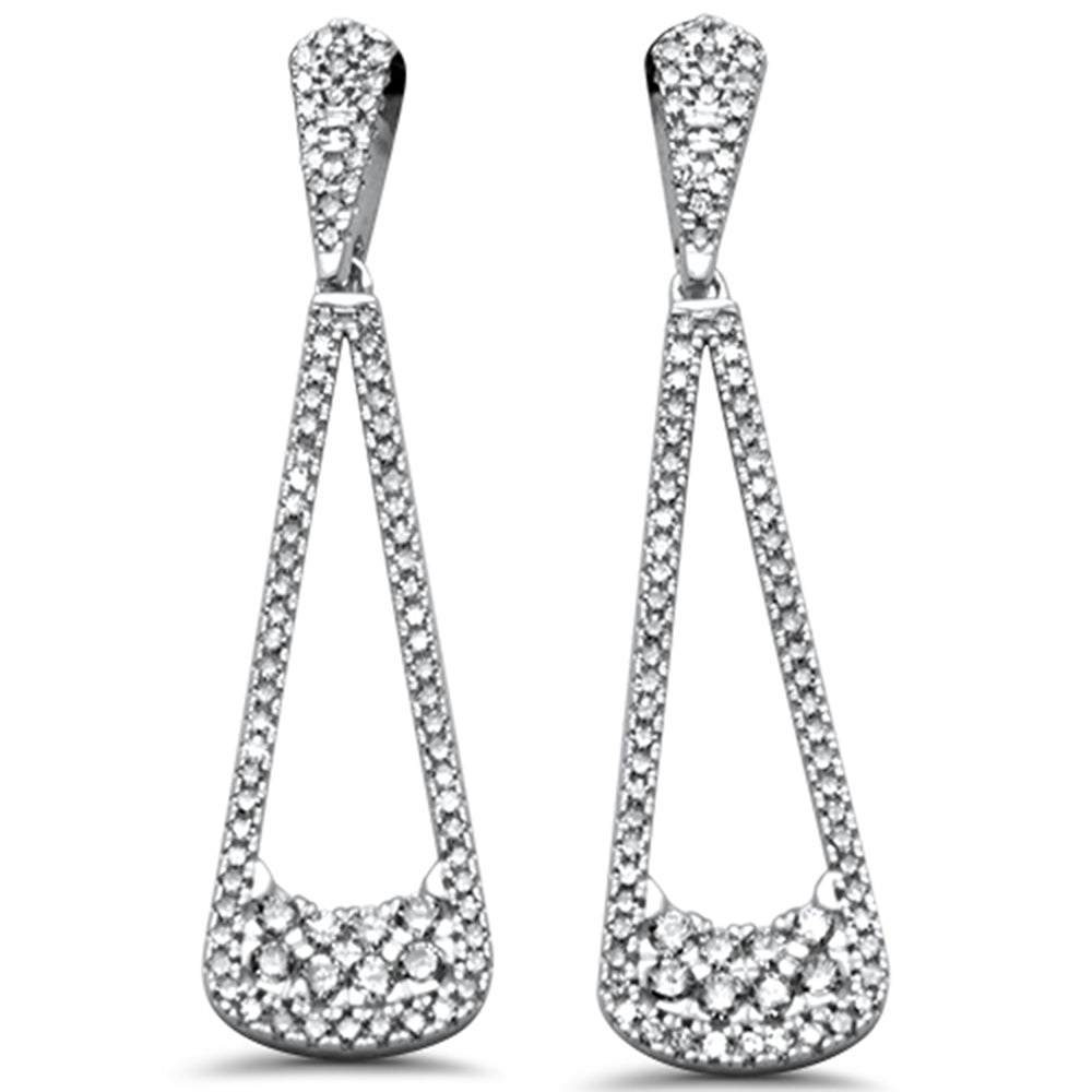 SPECIAL! .70ct G SI 14K White Gold Diamond Drop Earrings
