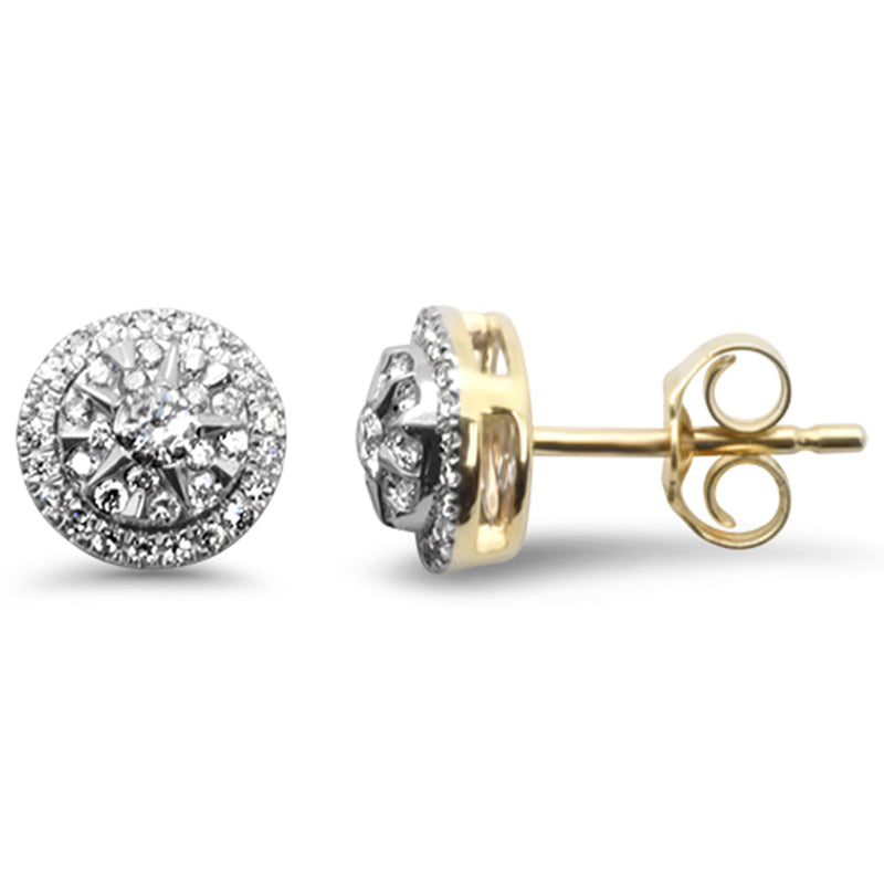 SPECIAL! .33ct G SI 14K Yellow Gold Diamond Round Shape Earrings