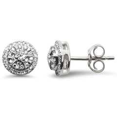 SPECIAL! .33ct G SI 14K White Gold Diamond Round Shape Earrings