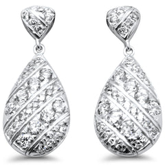 SPECIAL! .62ct G SI 14K White Gold Diamond Drop Earrings