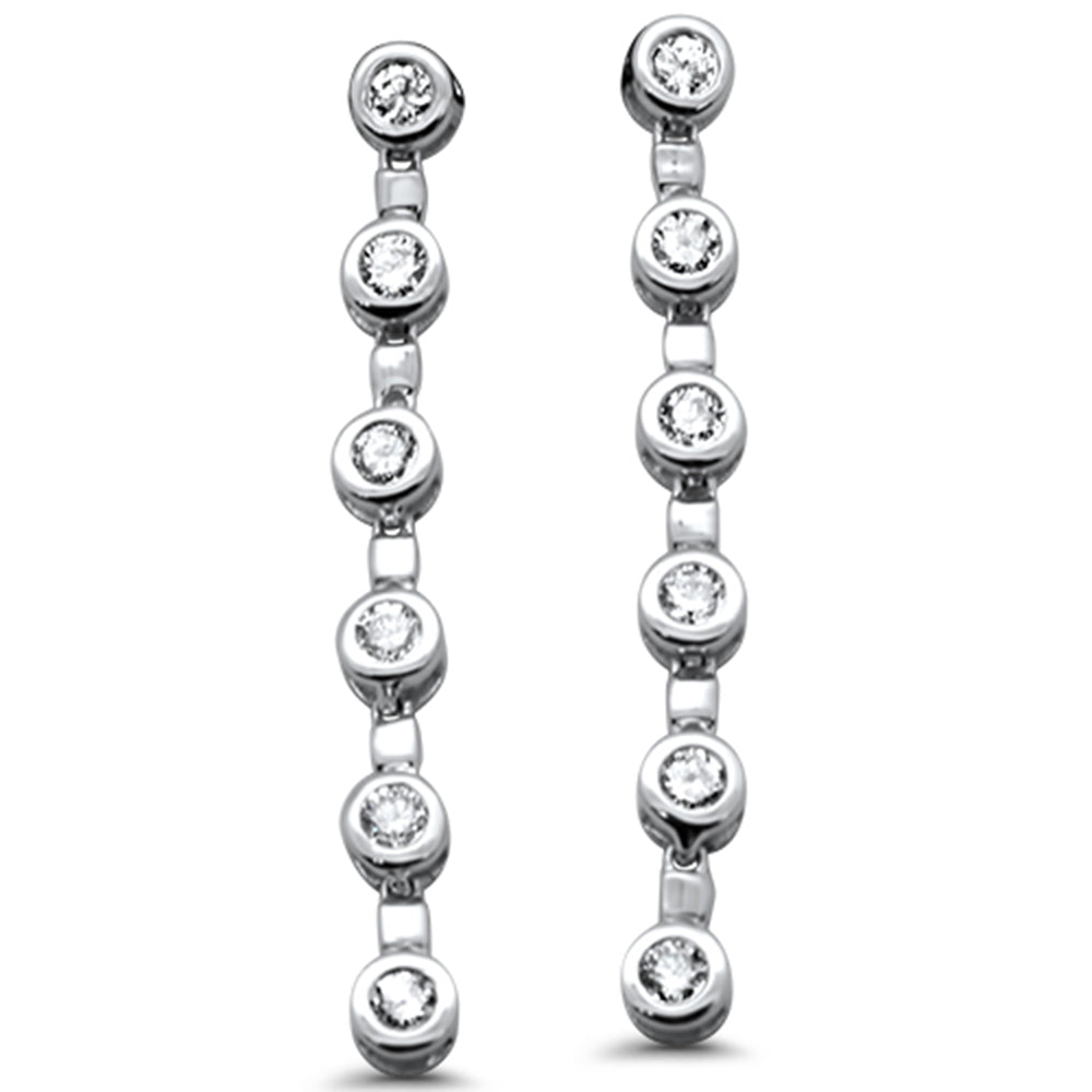 SPECIAL! .42ct G SI 14K White Gold Diamond Drop Earrings