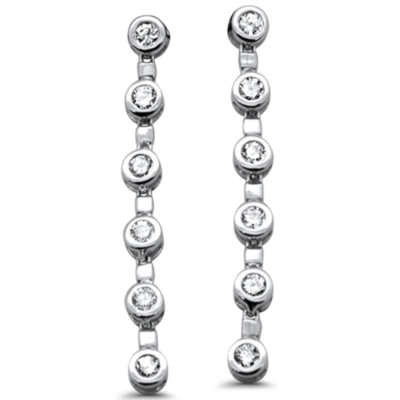SPECIAL! .42ct G SI 14K White Gold Diamond Drop Earrings