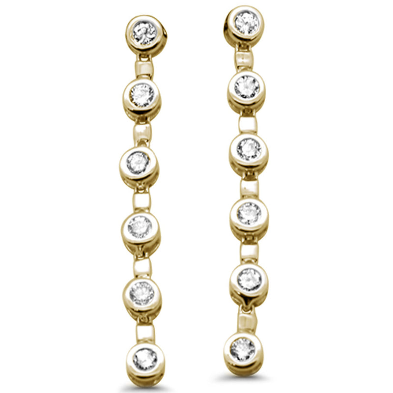 SPECIAL! .42ct G SI 14K Yellow Gold Diamond Drop Earrings