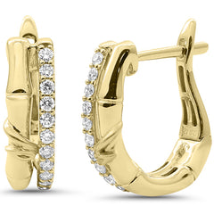 SPECIAL! .25ct G SI 14kt Yellow Gold Modern Diamond Earrings