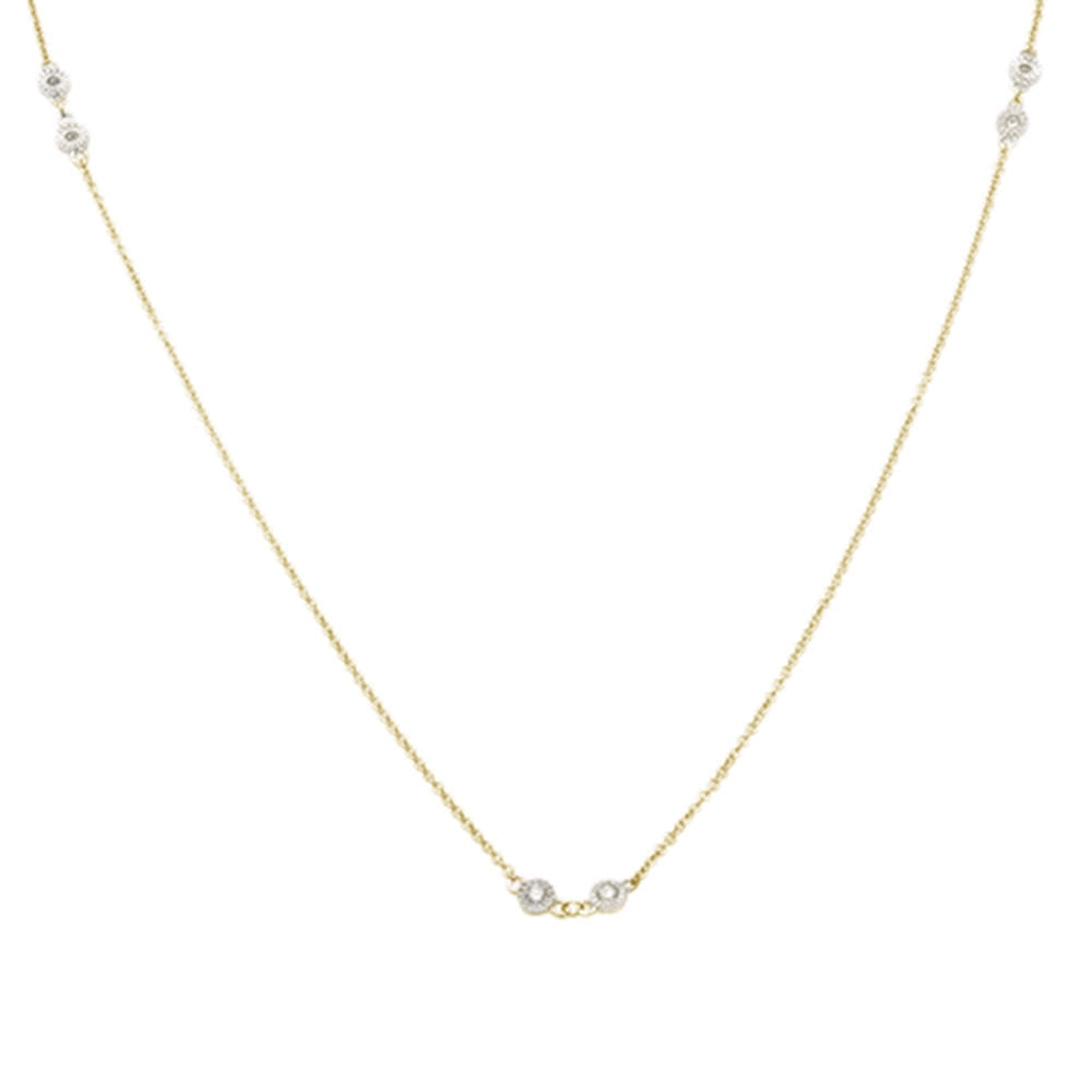 DIAMOND CLOSEOUT! .25ct 14kt Yellow Gold Diamond Pendant 18" Necklace