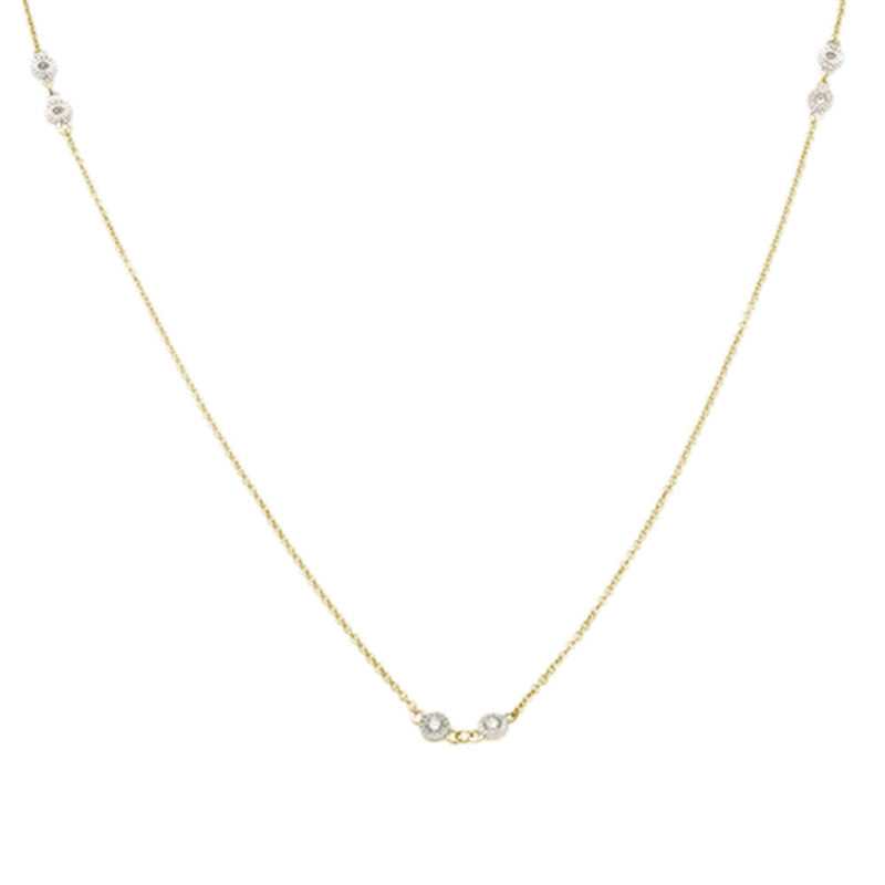 DIAMOND CLOSEOUT! .25ct 14kt Yellow Gold Diamond Pendant 18" Necklace