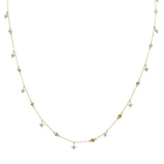 DIAMOND CLOSEOUT! .38ct G SI 14k Yellow Gold Diamond Designer Pendant Necklace 16" Long+(1"ext)