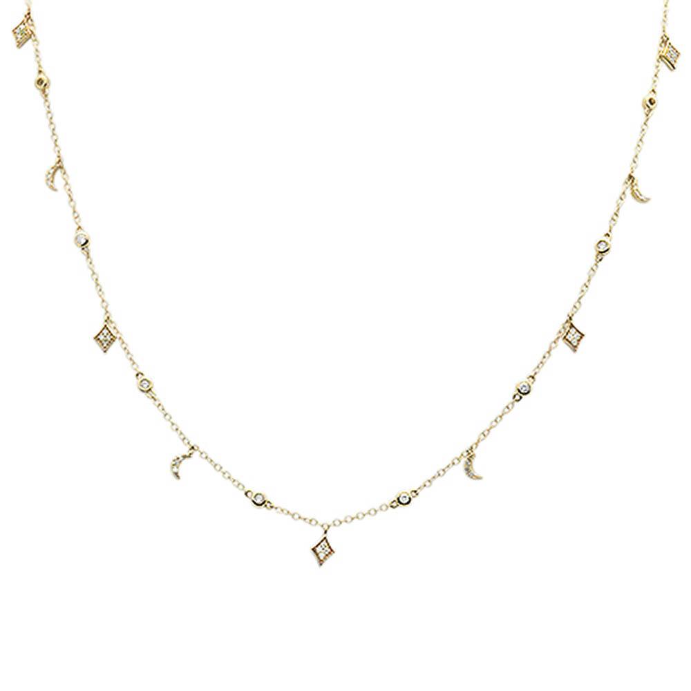 DIAMOND CLOSEOUT! .47ct G SI 14k Yellow Gold Diamond Pendant Necklace 16" Long+(1"ext)
