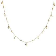 DIAMOND CLOSEOUT! .47ct G SI 14k Yellow Gold Diamond Pendant Necklace 16" Long+(1"ext)