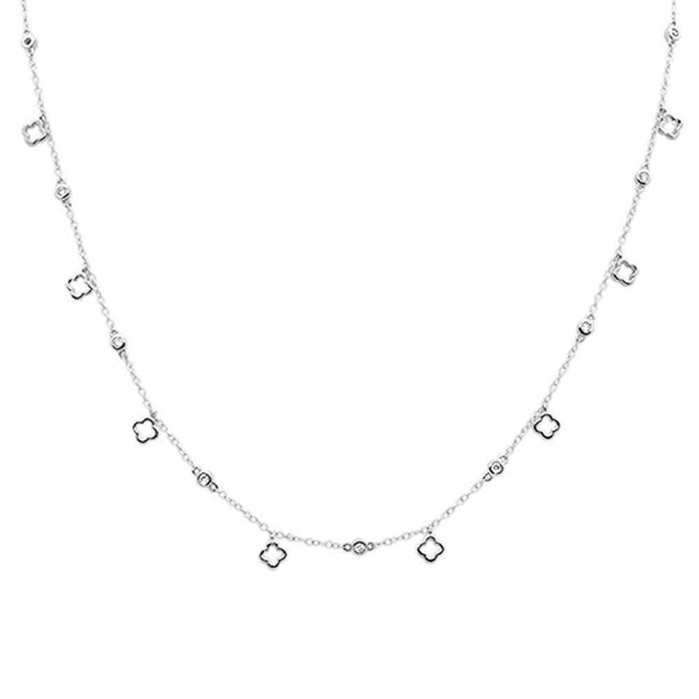 DIAMOND CLOSEOUT! .27ct G SI 14k White Gold Diamond Pendant Necklace 16" Long+(1"ext)