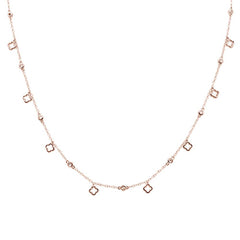 DIAMOND CLOSEOUT!  .25ct G SI 14k Rose Gold Diamond Pendant Necklace 16" Long+(1"ext)