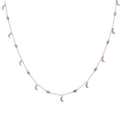 DIAMOND CLOSEOUT! ! .46ct G SI 14k Rose Gold Diamond Pendant Necklace 16" Long+(1"ext)