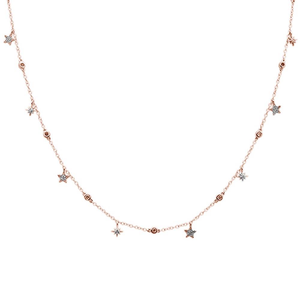 DIAMOND CLOSEOUT!  .52ct G SI 14k Rose Gold Diamond Pendant Necklace 16" Long+(1"ext)