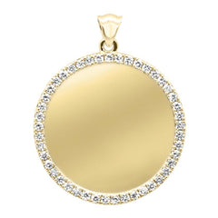 DIAMOND CLOSEOUT! .82ct G SI 14K Yellow Gold Diamond Pendant