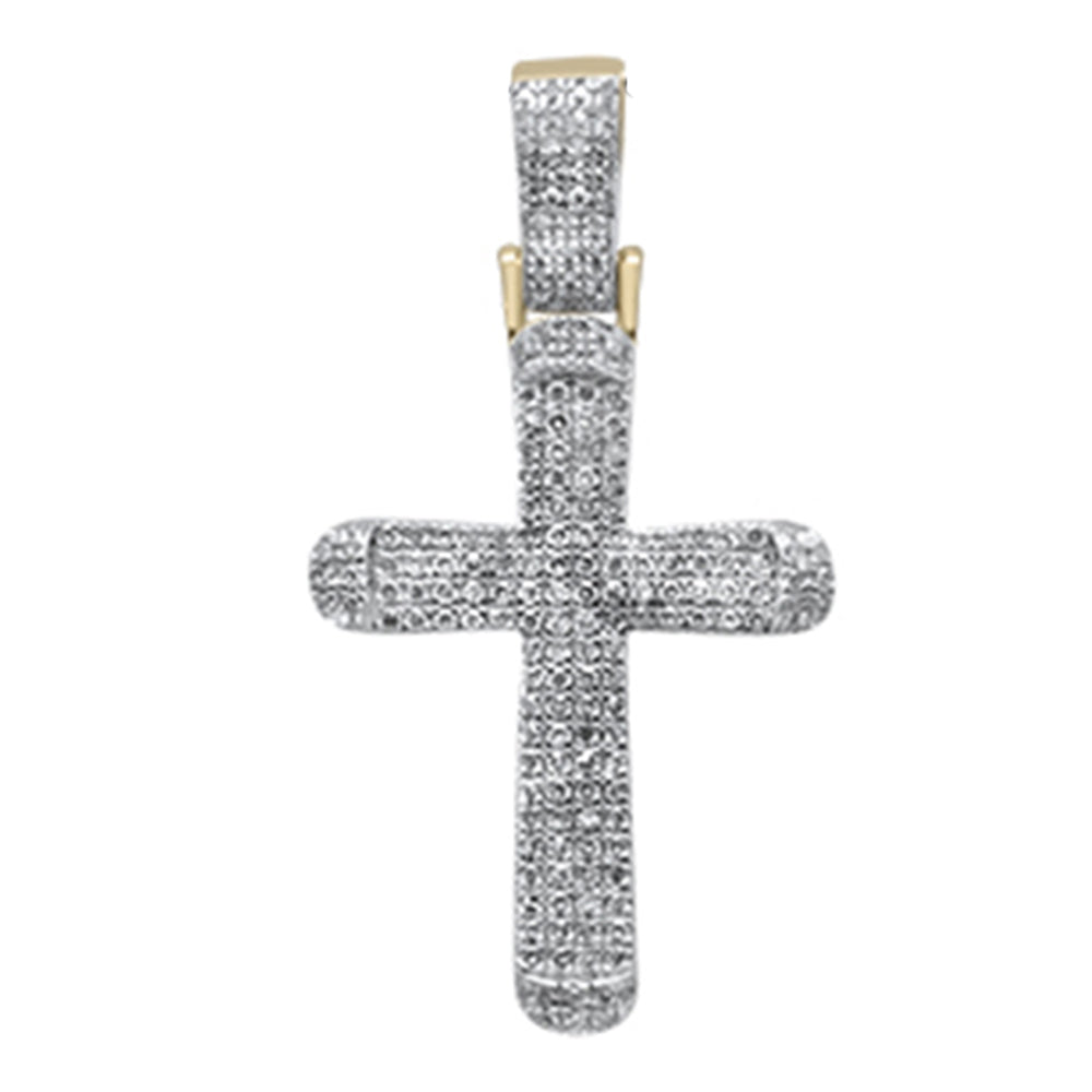 DIAMOND CLOSEOUT!  .46ct G SI 10K Yellow Gold Diamond Hip Hop Charm Pendant