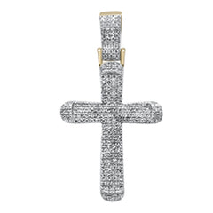 DIAMOND CLOSEOUT!  .46ct G SI 10K Yellow Gold Diamond Hip Hop Charm Pendant