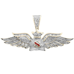 DIAMOND CLOSEOUT!  .89CT G SI 10K Yellow Gold Diamond Diamond Pendant EB