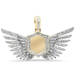 DIAMOND CLOSEOUT!  1.30ct F SI 10K Yellow Gold Diamond Diamond Hip Hop Iced Out Memory Pendant