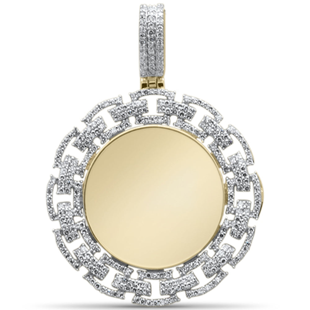 DIAMOND CLOSEOUT!  .51ct G SI 10K Yellow Gold Diamond Memory Hip Hop Iced Out Custom Pendant