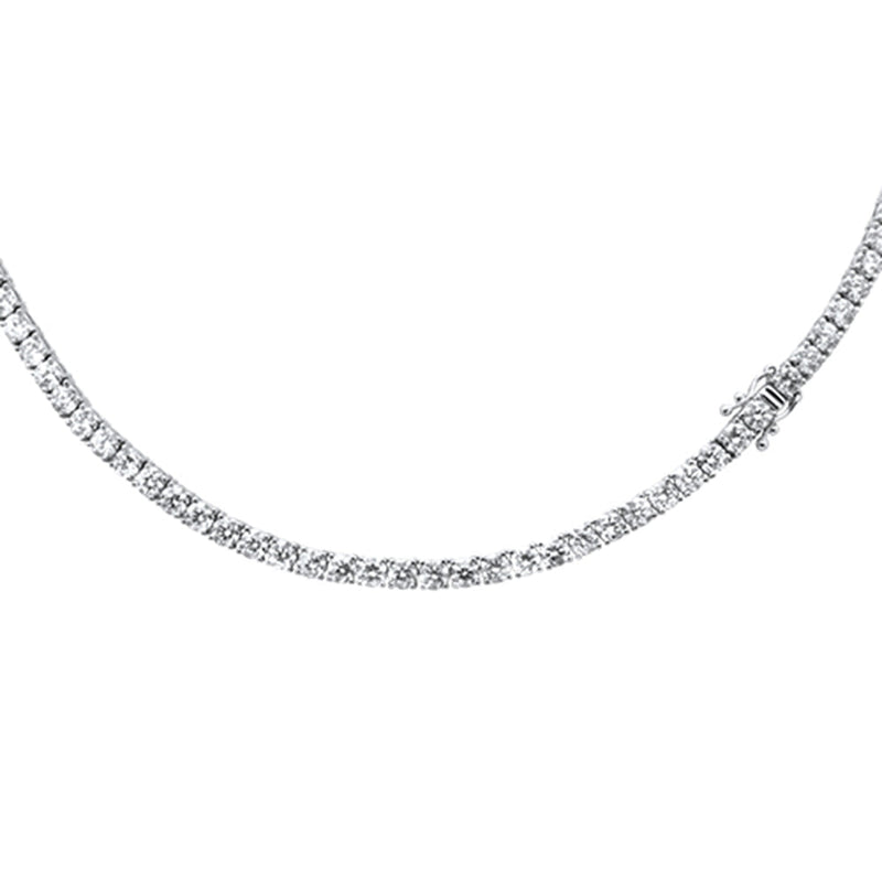 SPECIAL! 4.76ct G SI 14K White Gold Diamond Tennis Necklace 18"