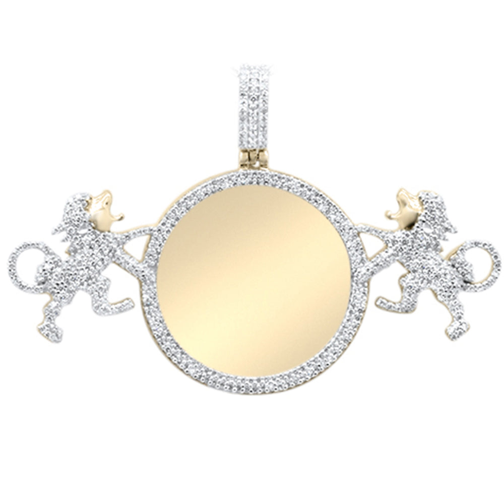 DIAMOND CLOSEOUT! .71ct G SI 10K Yellow Gold Diamond Memory Pendant