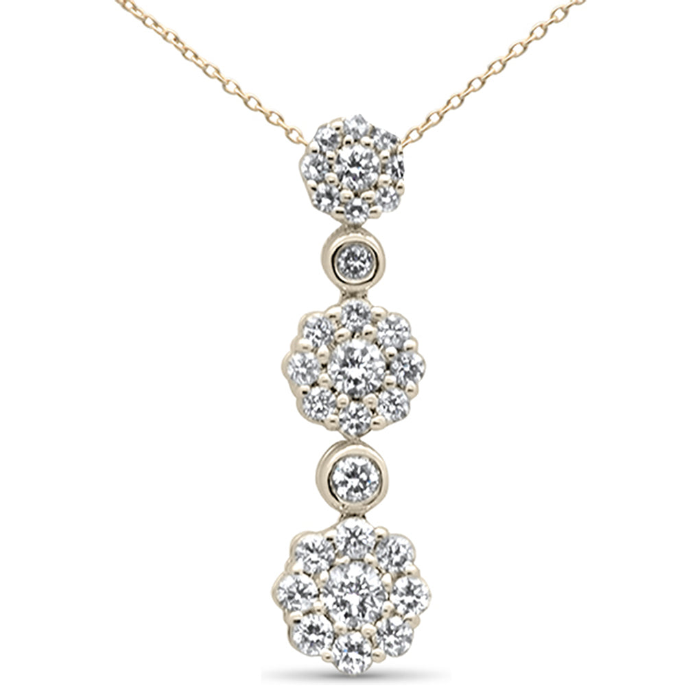 DIAMOND CLOSEOUT!  .39ct G SI 14K Yellow Gold Diamond Fashion Pendant 18" Long Chain Included