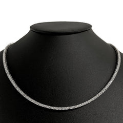 SPECIAL! 4.76ct G SI 14K White Gold Diamond Tennis Necklace 18"