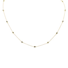 SPECIAL!.60ct G SI 14K Yellow Gold Blue Sapphire Gemstones Pendant Necklace 16+2" Ext Long