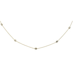 SPECIAL! .23ct G SI 14K Yellow Gold Diamond Square Shaped Pendant Necklace 16" + 2" Long
