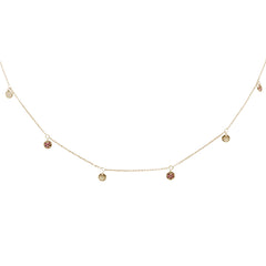 SPECIAL! .18ct G SI 14K Yellow Gold Ruby Gemstone Pendant Necklace  16+2" Long Chain